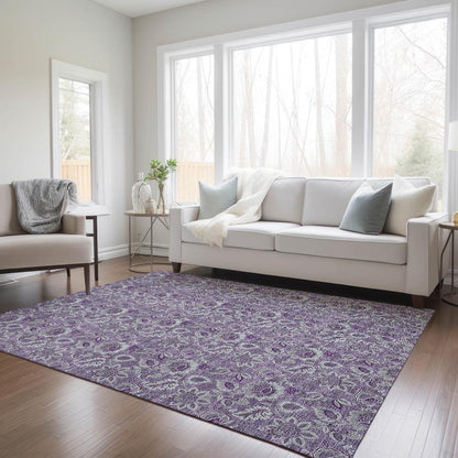 Chantille ACN661 Purple 3' x 5' Rug