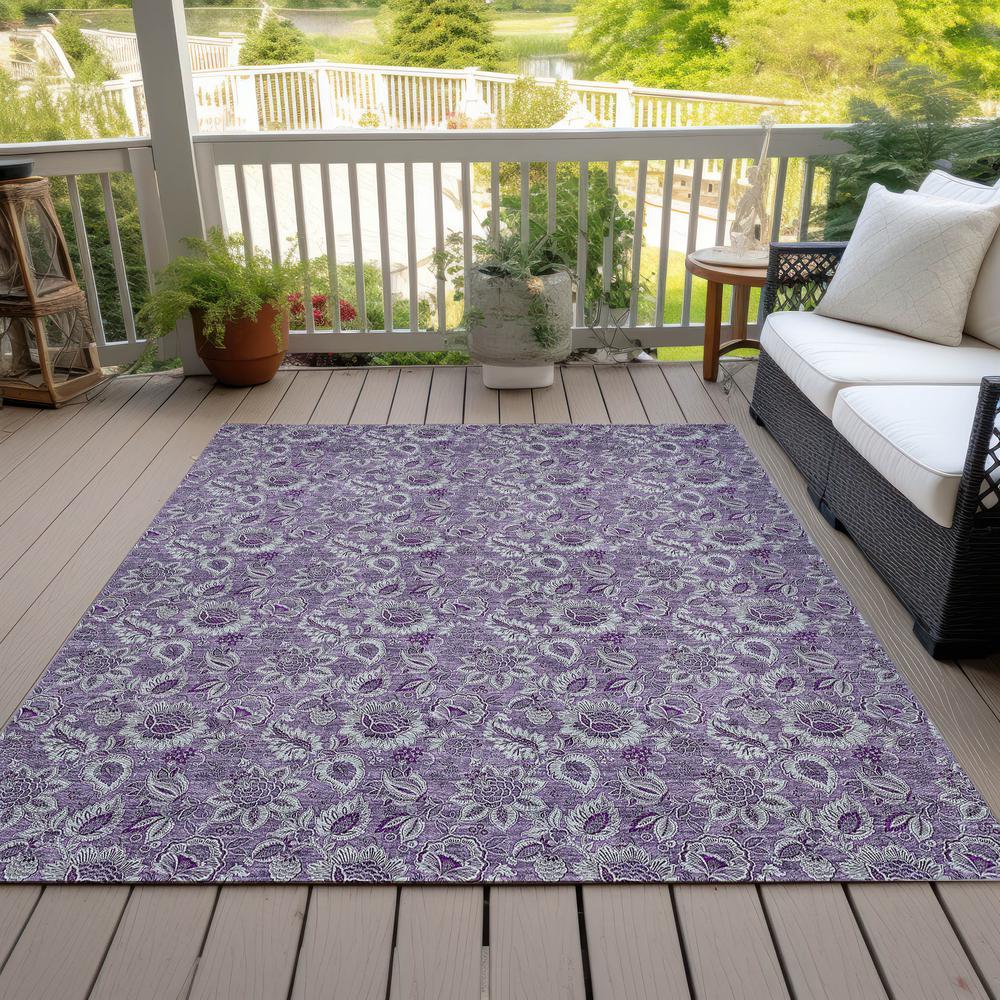 Chantille ACN661 Purple 3' x 5' Rug