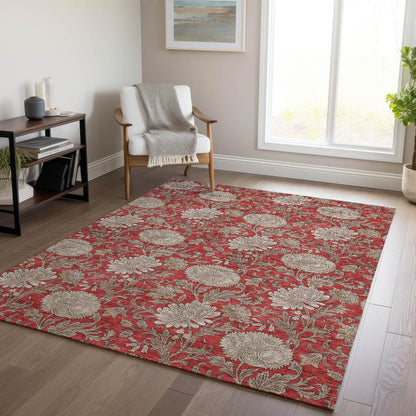 Chantille ACN677 Red 3' x 5' Rug
