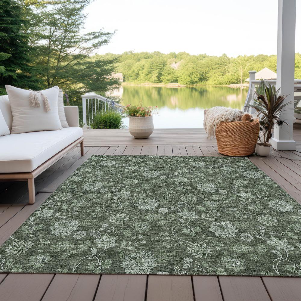 Chantille ACN680 Green 3' x 5' Rug