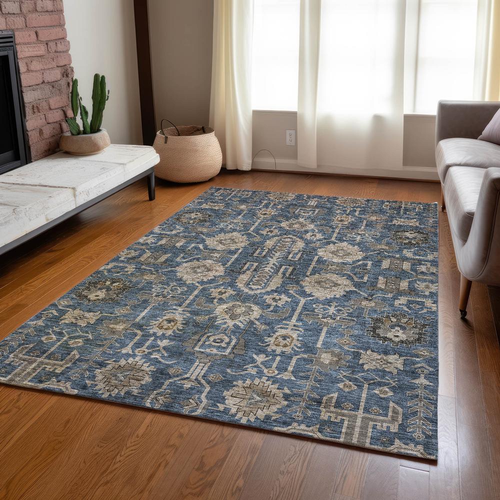 Chantille ACN697 Blue 3' x 5' Rug