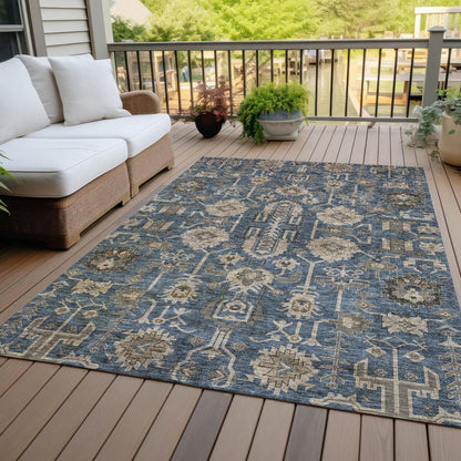Chantille ACN697 Blue 3' x 5' Rug