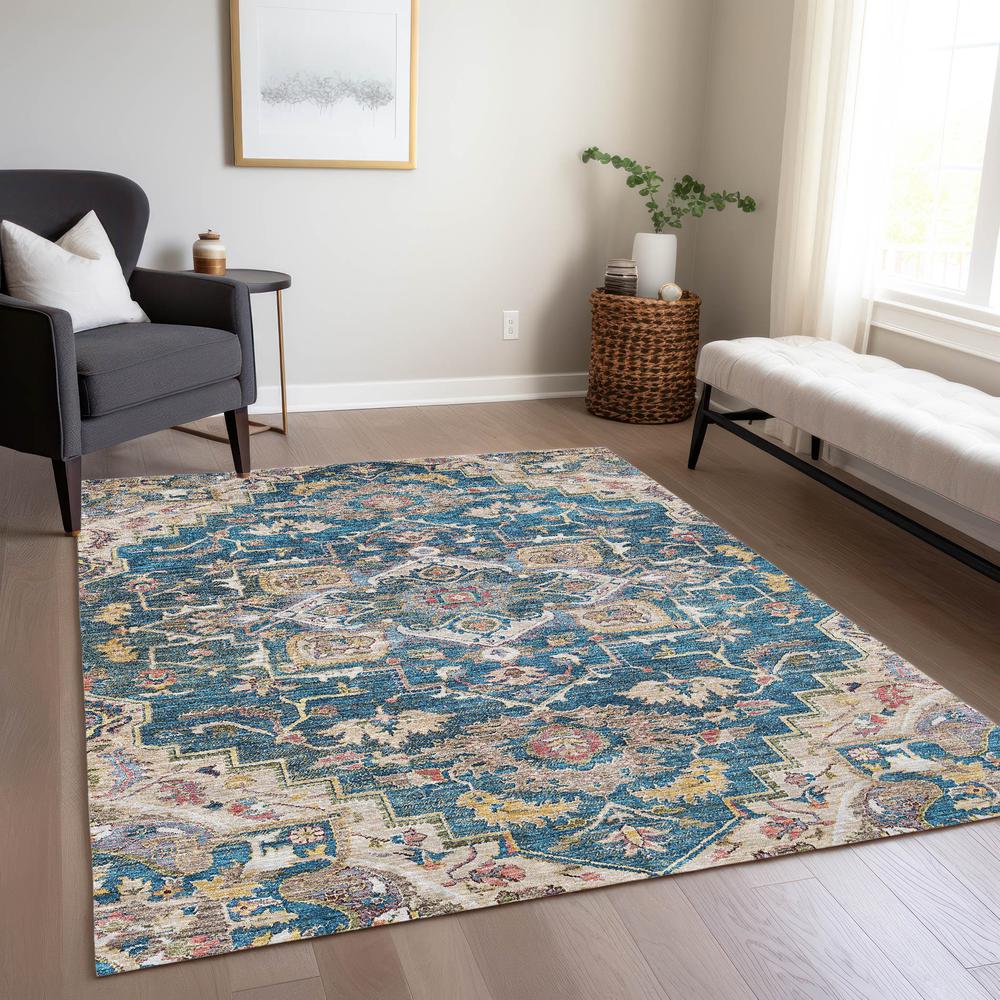 Chantille ACN774 Blue 3' x 5' Rug