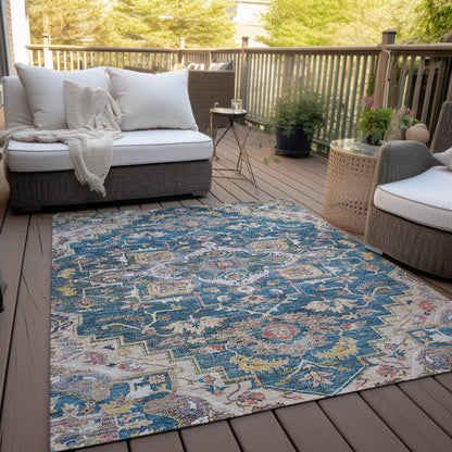Chantille ACN774 Blue 3' x 5' Rug