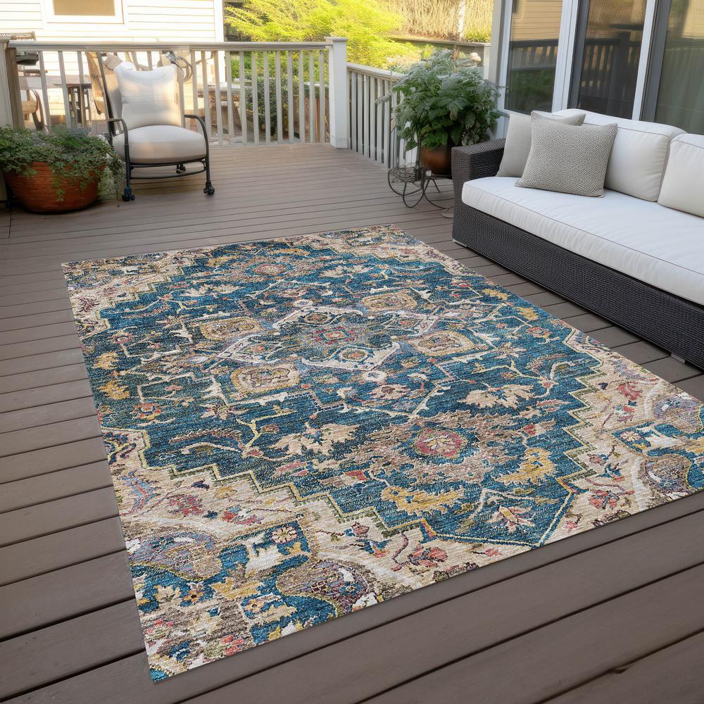 Chantille ACN774 Blue 3' x 5' Rug