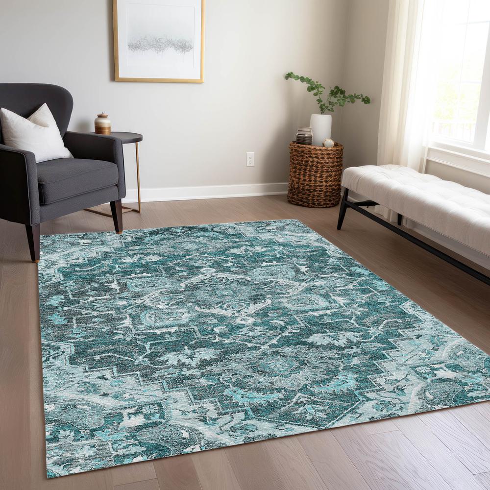 Chantille ACN774 Teal 3' x 5' Rug