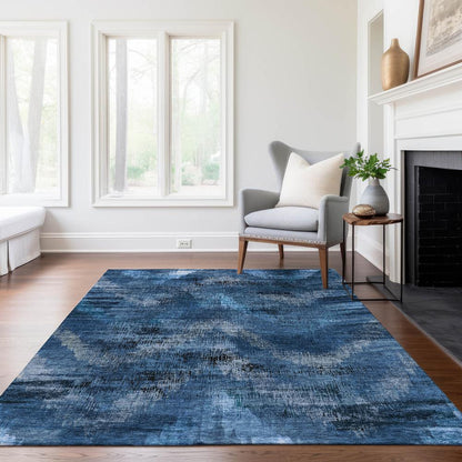 Chantille ACN792 Blue 3' x 5' Rug
