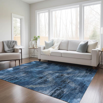 Chantille ACN792 Blue 3' x 5' Rug