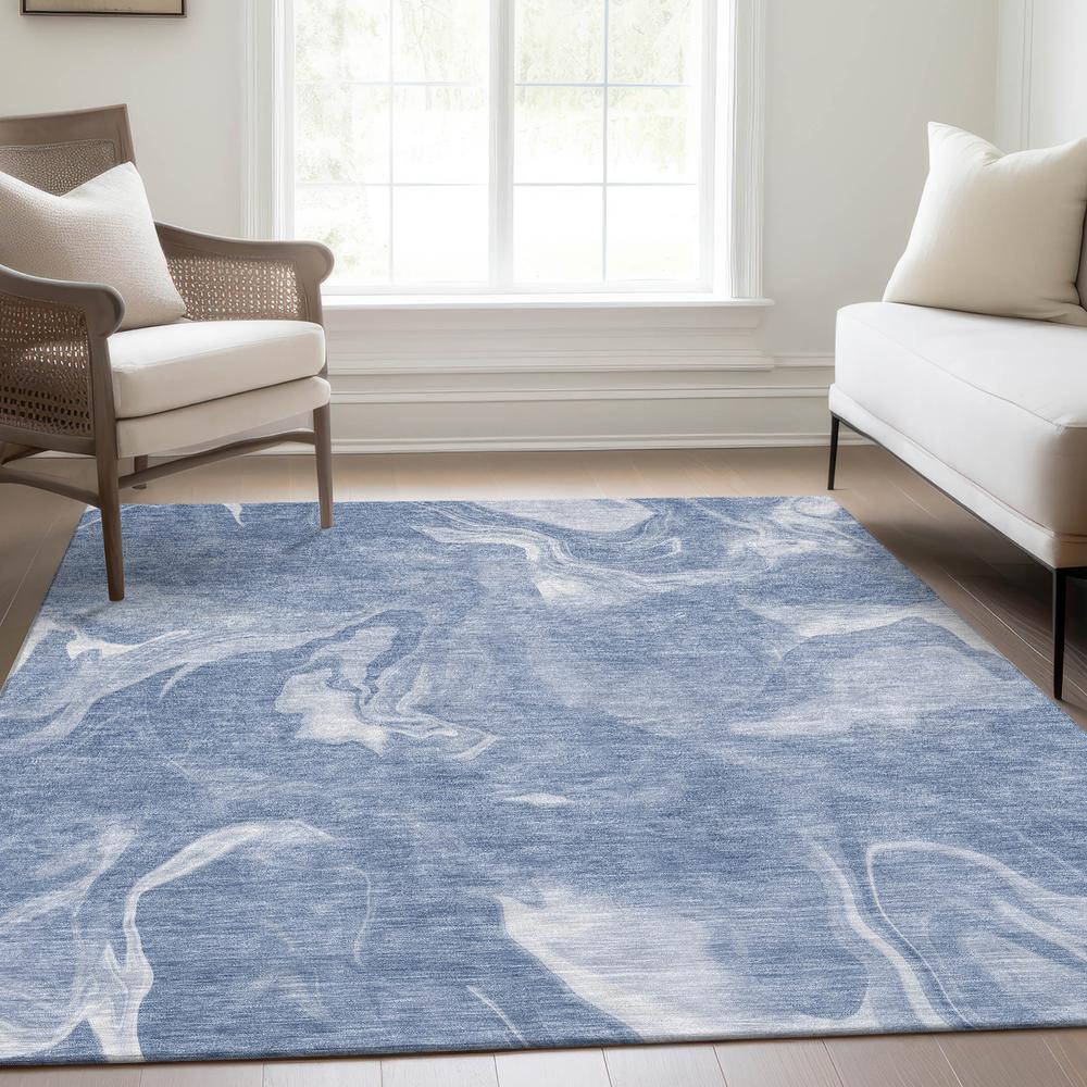 Chantille ACN802 Blue 3' x 5' Rug