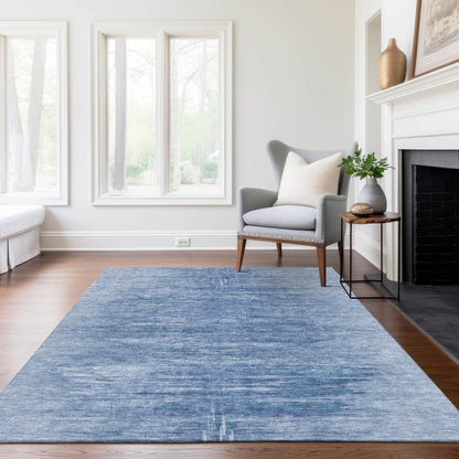 Chantille ACN806 Blue 3' x 5' Rug