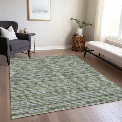 Chantille ACN816 Green 3' x 5' Rug