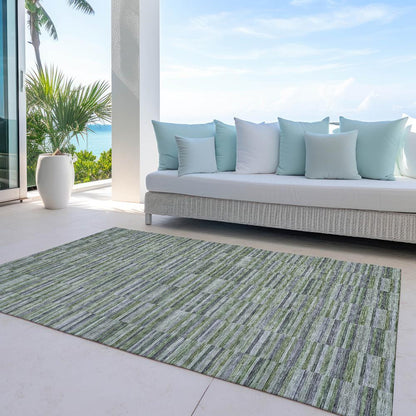 Chantille ACN816 Green 3' x 5' Rug
