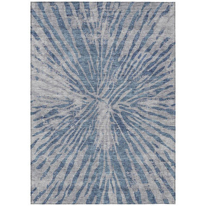 Chantille ACN818 Blue 3' x 5' Rug