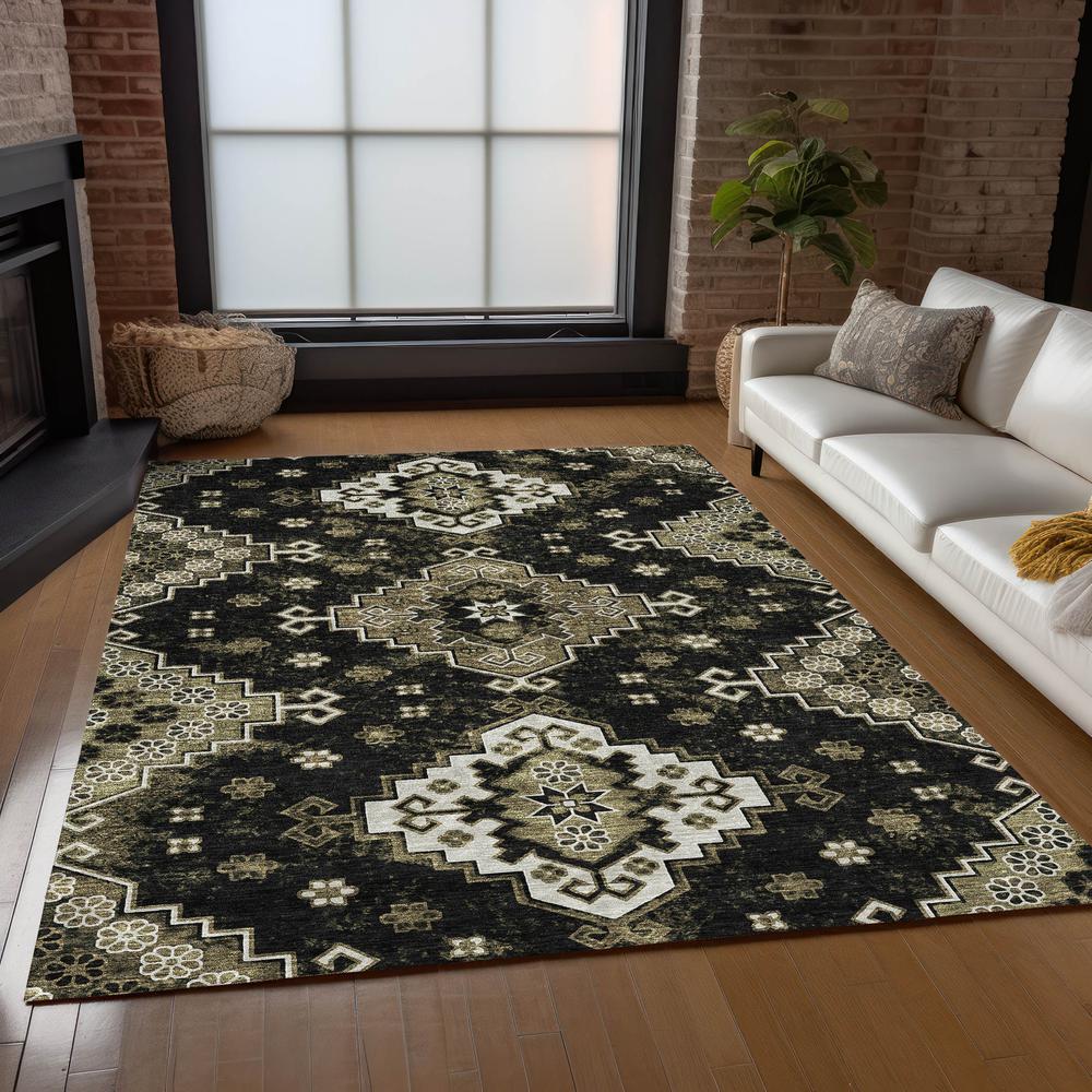 Chantille ACN846 Black 3' x 5' Rug