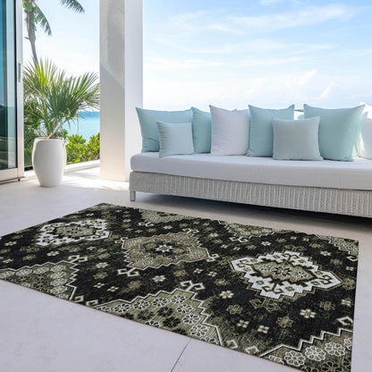 Chantille ACN846 Black 3' x 5' Rug