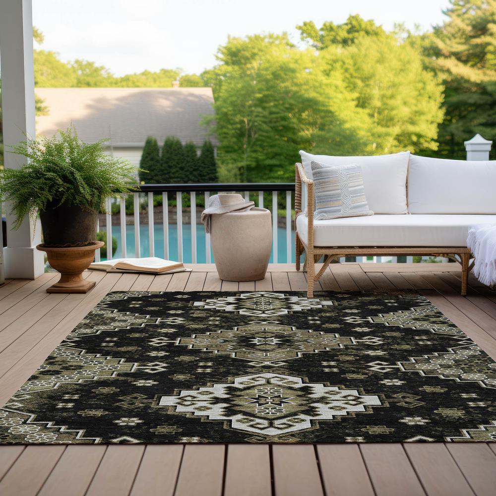 Chantille ACN846 Black 3' x 5' Rug