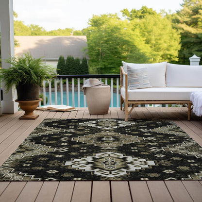 Chantille ACN846 Black 3' x 5' Rug