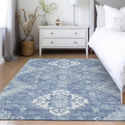 Chantille ACN847 Blue 3' x 5' Rug