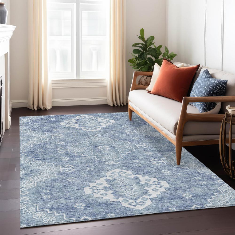 Chantille ACN847 Blue 3' x 5' Rug