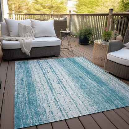 Chantille ACN861 Teal 3' x 5' Rug