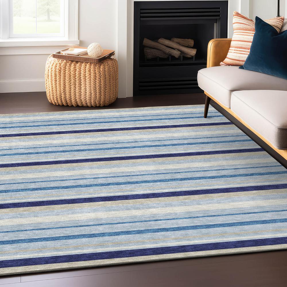 Chantille ACN879 Blue 3' x 5' Rug
