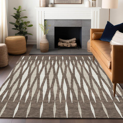 Chantille ACN881 Brown 3' x 5' Rug