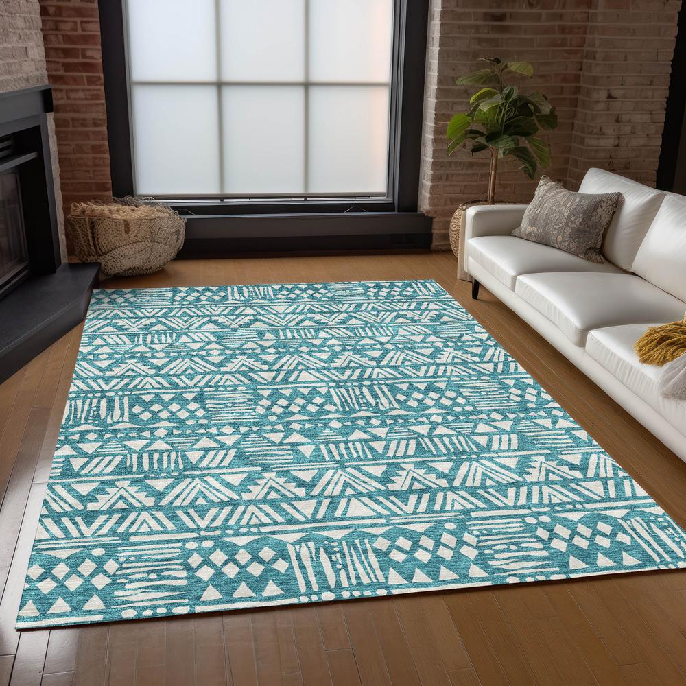 Chantille ACN907 Teal 3' x 5' Rug