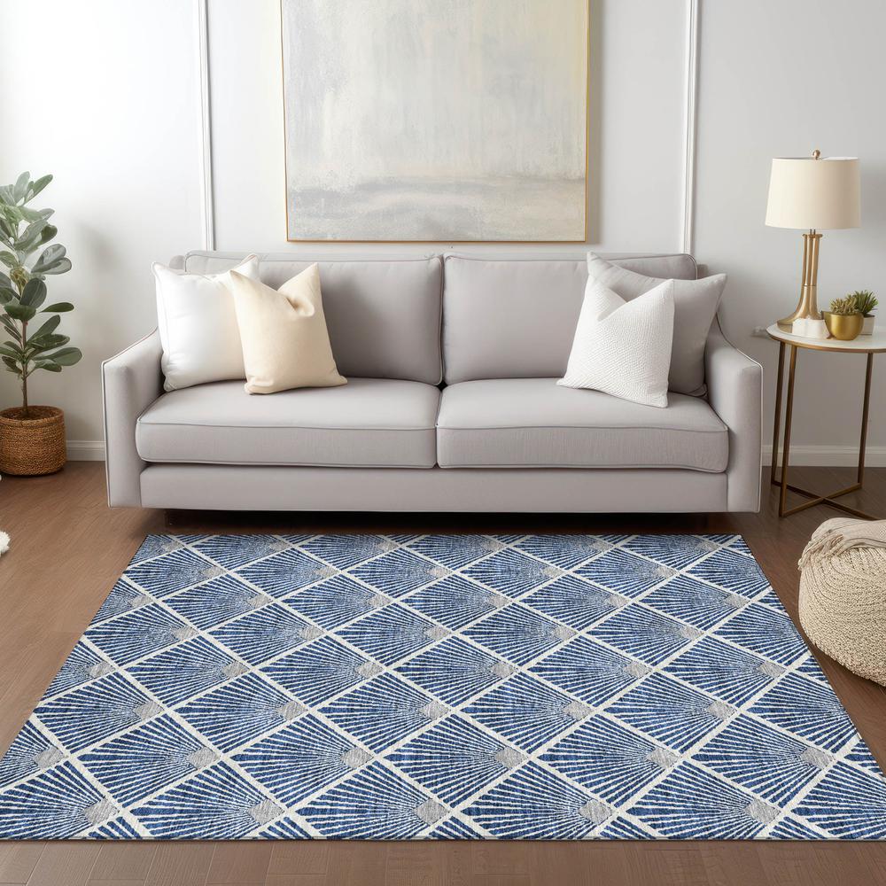 Chantille ACN914 Blue 3' x 5' Rug