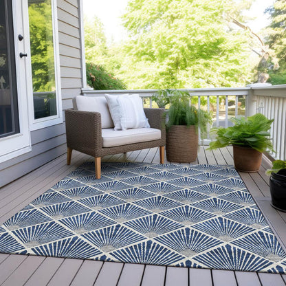 Chantille ACN914 Blue 3' x 5' Rug