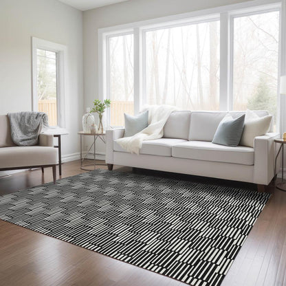 Chantille ACN918 Black 3' x 5' Rug