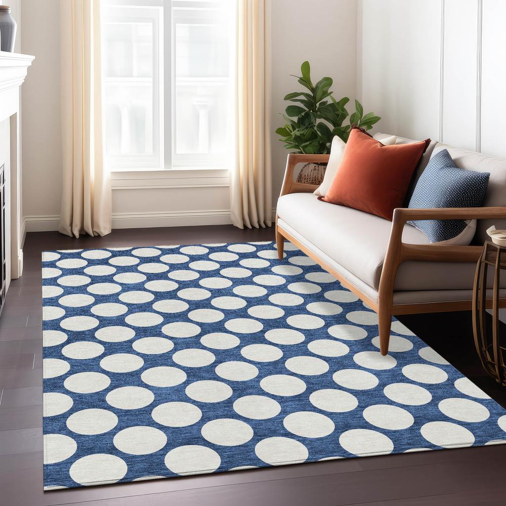 Chantille ACN921 Blue 3' x 5' Rug