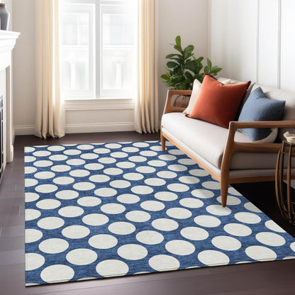 Chantille ACN921 Blue 3' x 5' Rug