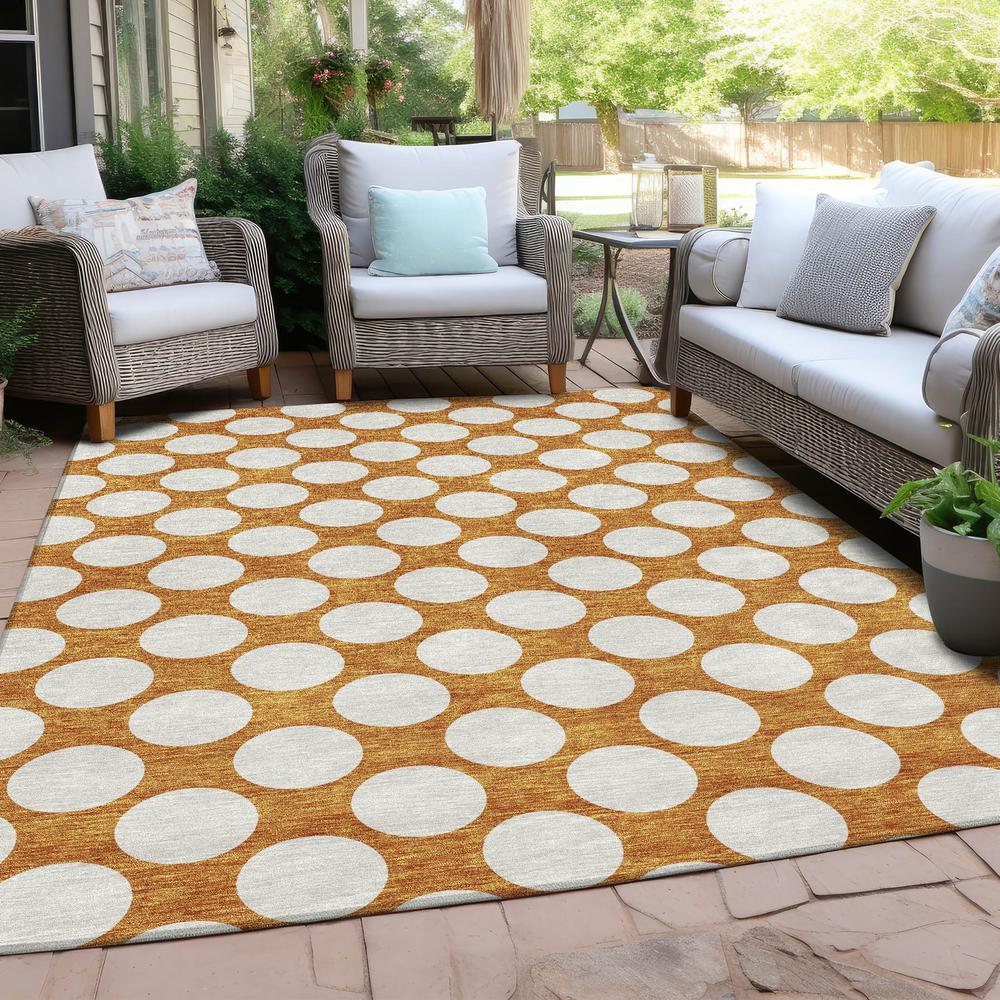 Chantille ACN921 Orange 3' x 5' Rug