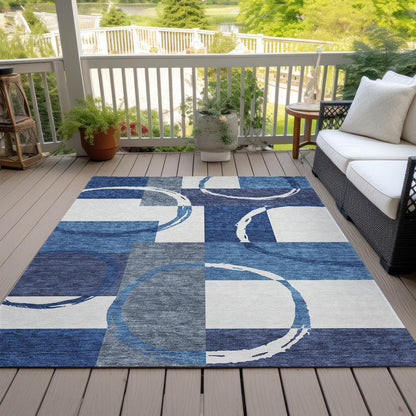 Chantille ACN943 Blue 3' x 5' Rug