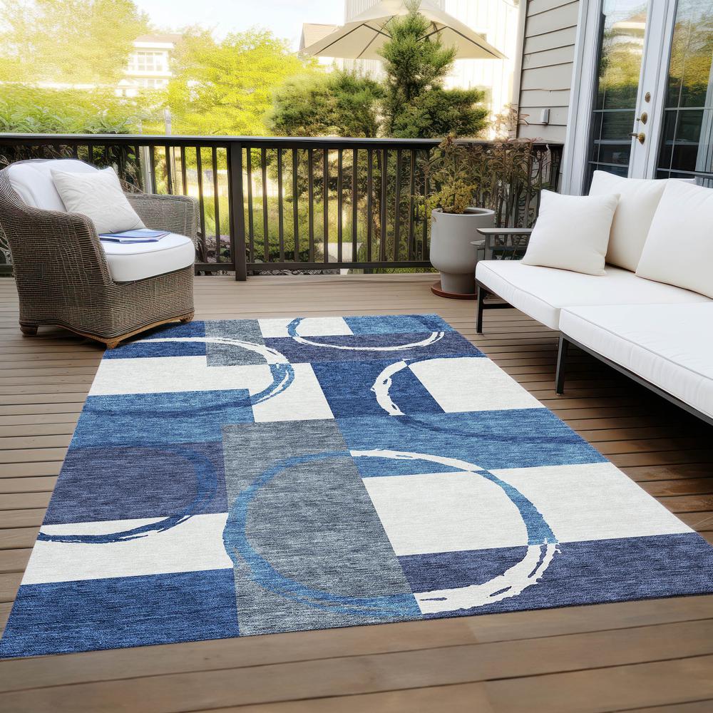 Chantille ACN943 Blue 3' x 5' Rug