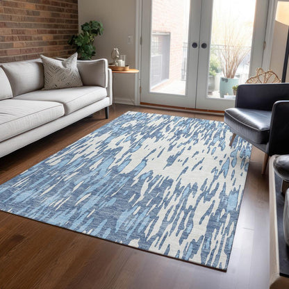 Chantille ACN945 Blue 3' x 5' Rug