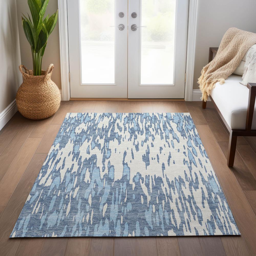 Chantille ACN945 Blue 3' x 5' Rug