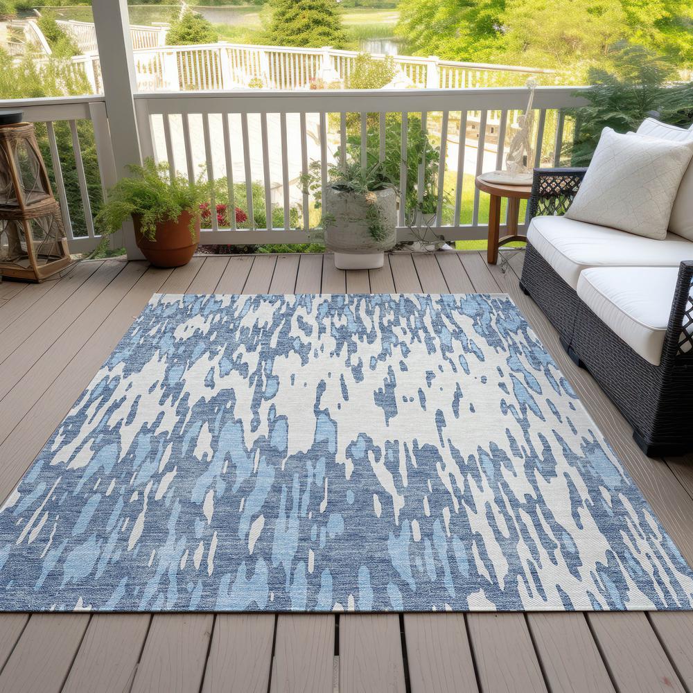 Chantille ACN945 Blue 3' x 5' Rug