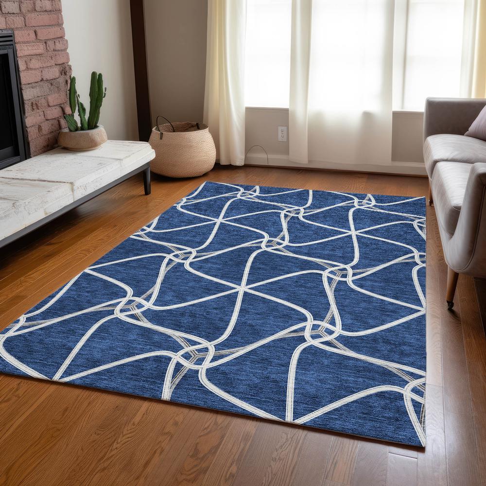 Chantille ACN948 Blue 3' x 5' Rug