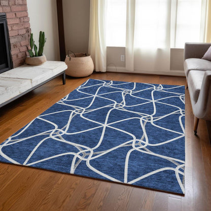 Chantille ACN948 Blue 3' x 5' Rug