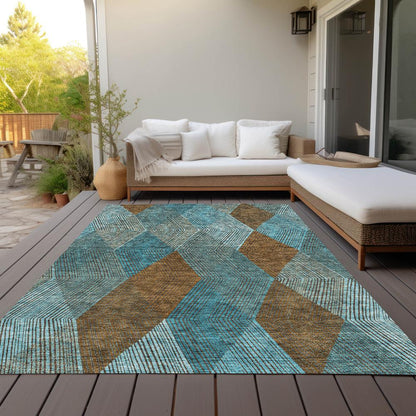 Chantille ACN962 Teal 3' x 5' Rug