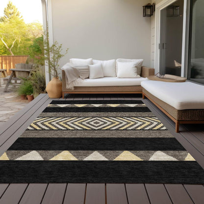 Chantille ACN965 Black 3' x 5' Rug