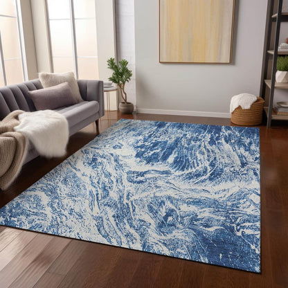 Chantille ACN971 Blue 3' x 5' Rug