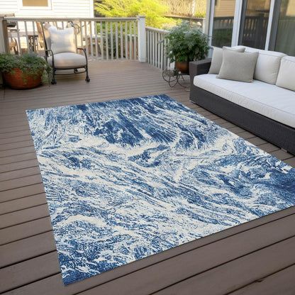 Chantille ACN971 Blue 3' x 5' Rug