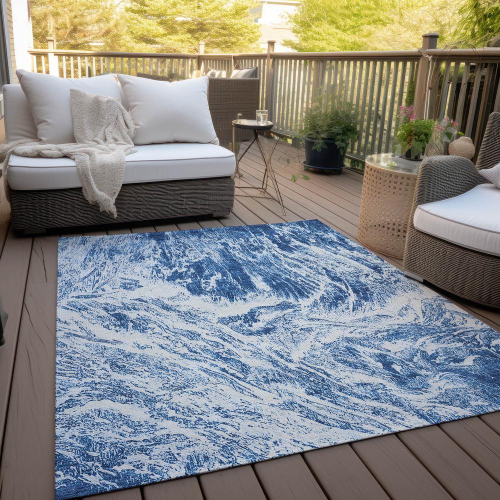 Chantille ACN971 Blue 3' x 5' Rug