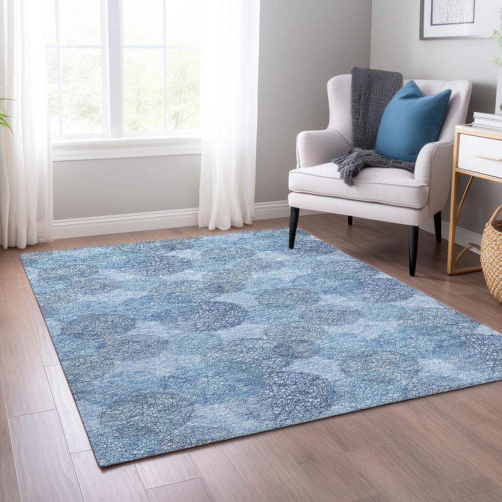 Chantille ACN977 Blue 3' x 5' Rug
