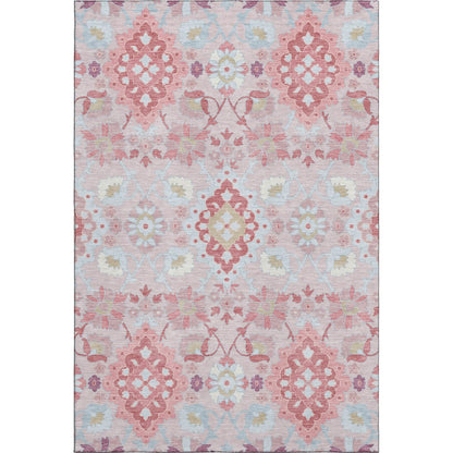 Premium Machine Washable Mayfield AMF1002 Blush 3' x 5' Rug