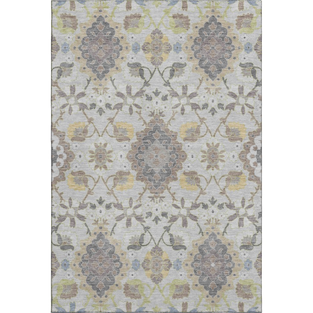 Premium Machine Washable Mayfield AMF1002 Gray 3' x 5' Rug