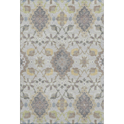 Premium Machine Washable Mayfield AMF1002 Gray 3' x 5' Rug