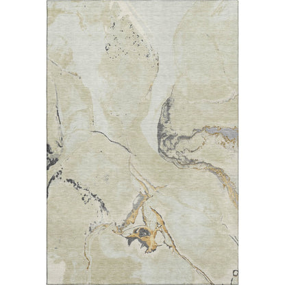 Premium Machine Washable Mayfield AMF1005 Ivory 3' x 5' Rug